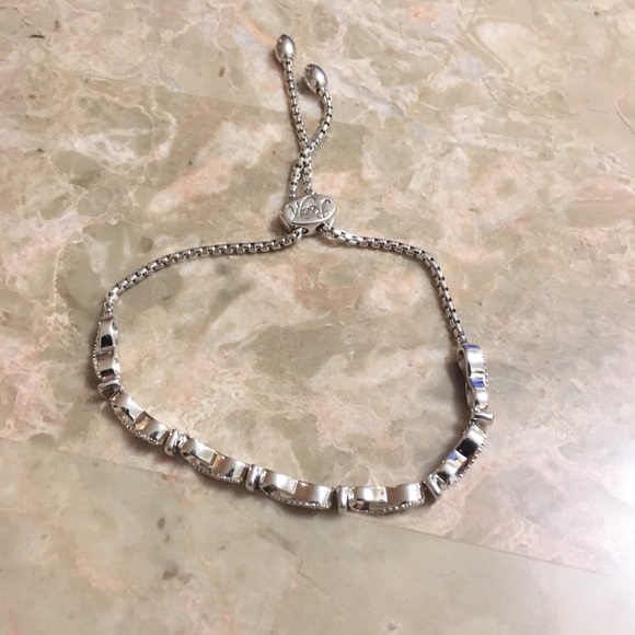 R&M 1/10 CT. T.W. Diamond Sterling Silver Bracelet - Picture 6 of 8